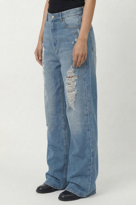 Matières Fécales Unisex Woven Slack Jeans side