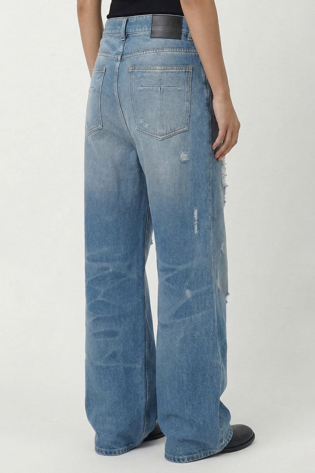 Matières Fécales Unisex Woven Slack Jeans back