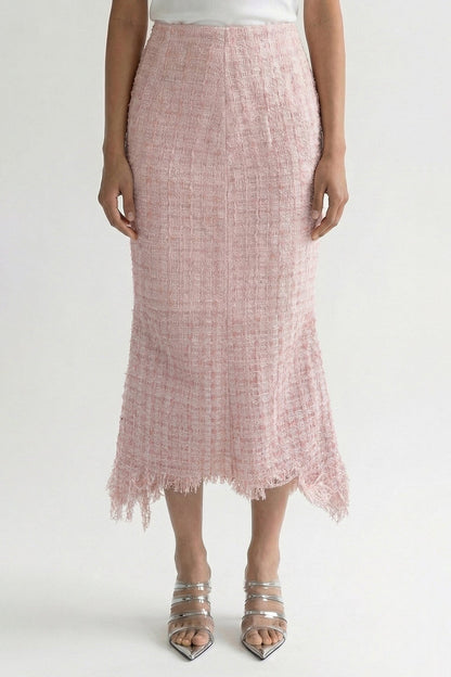 Matières Fécales Vendome Woven Tweed Skirt
