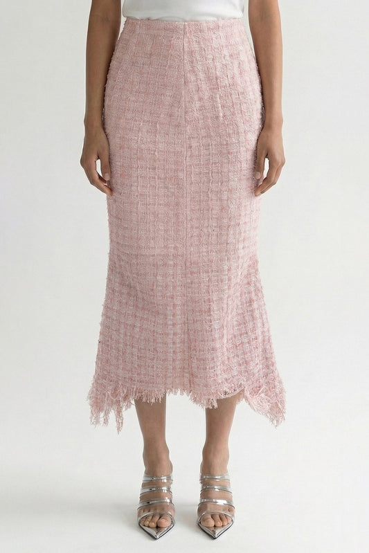 Matières Fécales Vendome Woven Tweed Skirt