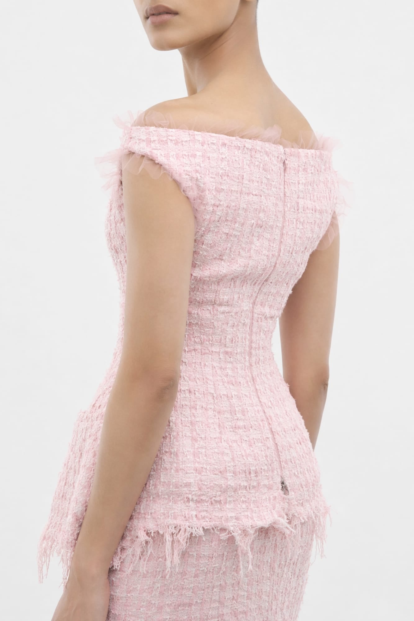 Matières Fécales Vendome Woven Tweed Top