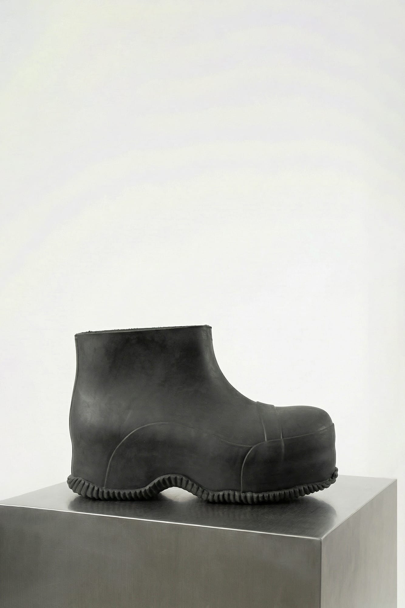 Matthew M Williams Low Rubber Boot in Black SS26