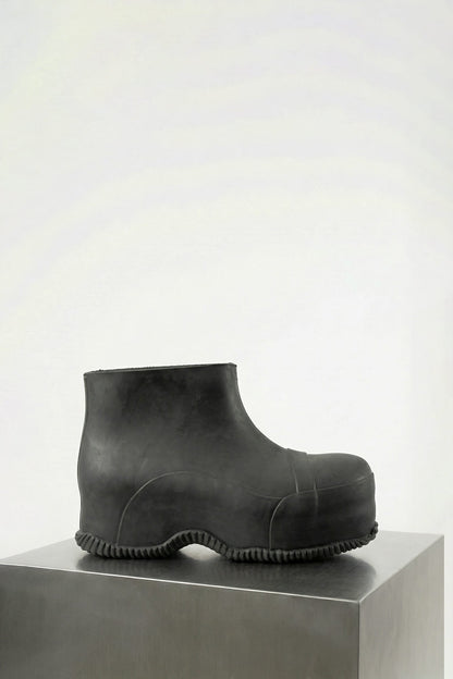 Matthew M Williams Low Rubber Boot in Black SS26