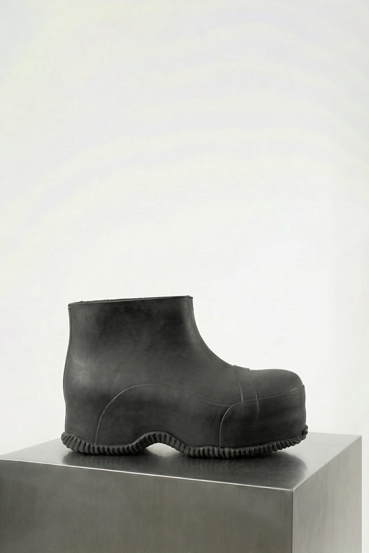 Matthew M Williams Low Rubber Boot in Black SS26