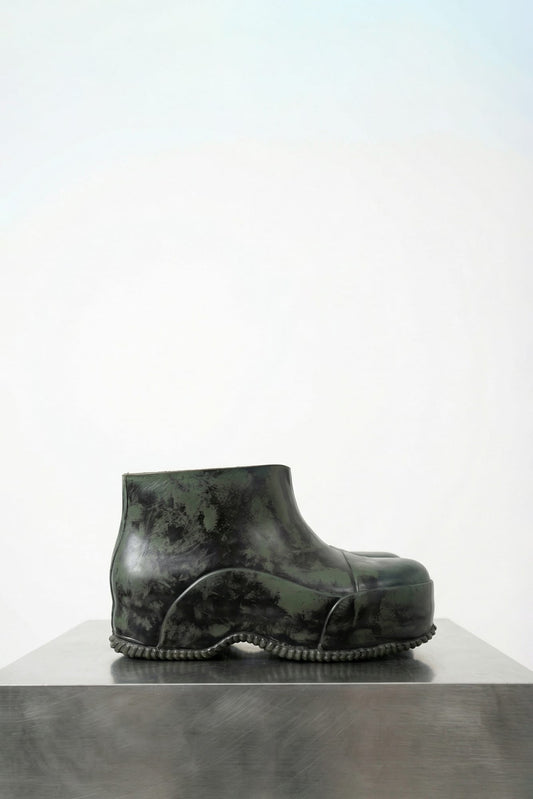 Matthew M Williams Low Rubber Boot in Green SS26