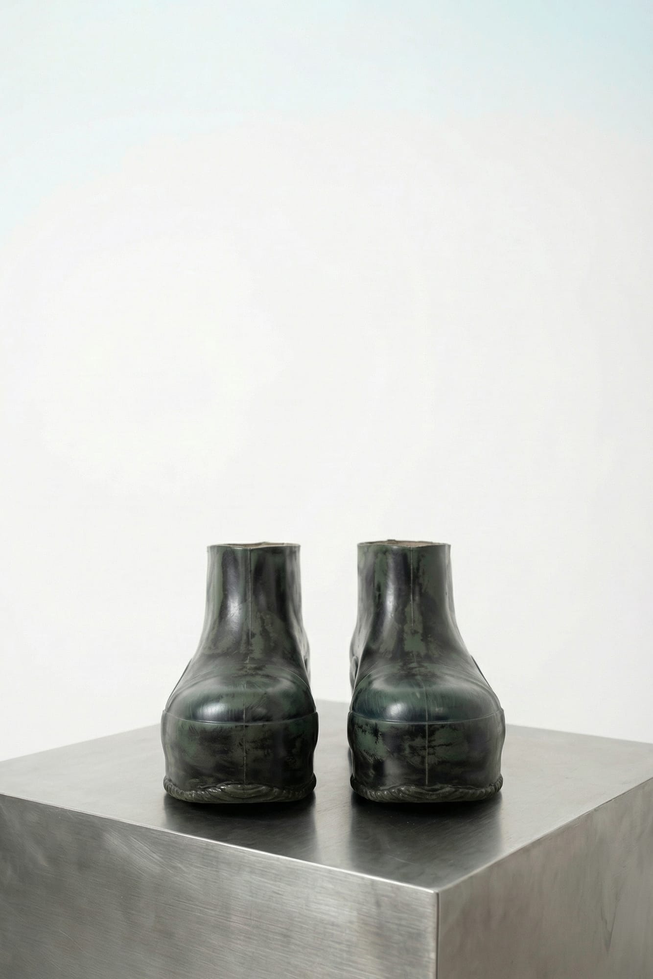 Matthew M Williams Low Rubber Boot in Green SS26