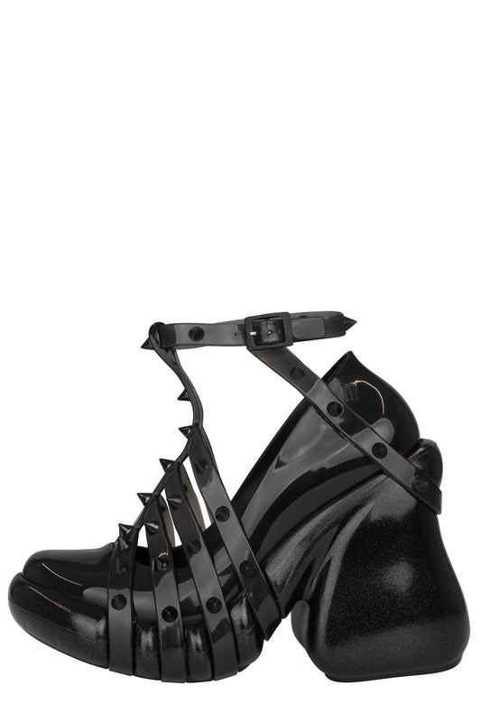 Jean Paul Gaultier x Melissa Pump Punk Love in Black