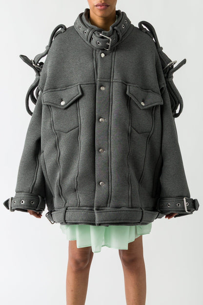 Melitta Baumeister Belted ZigZag Jacket