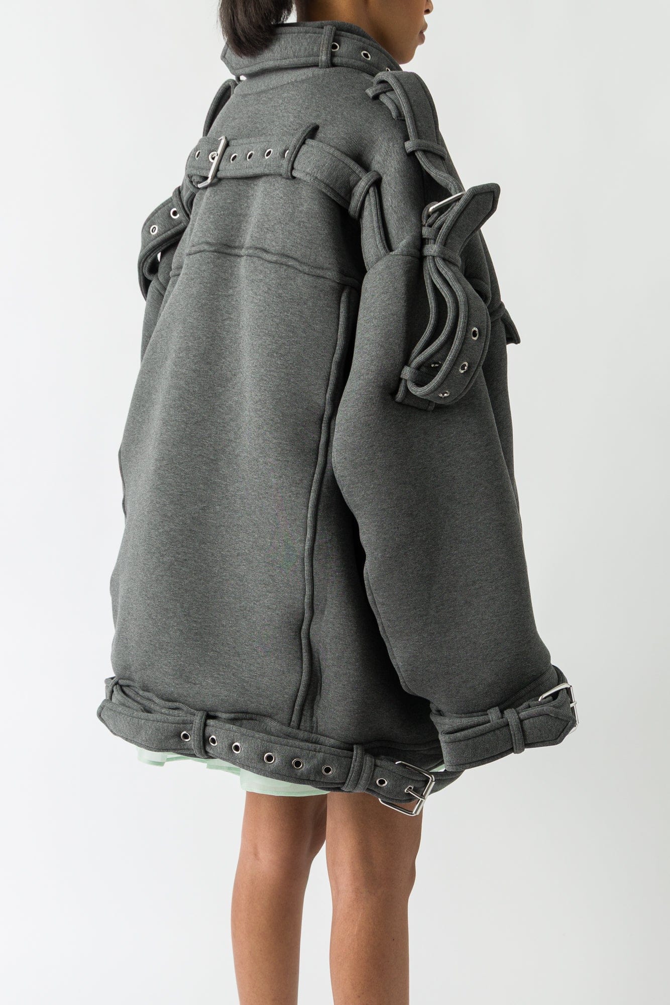 Melitta Baumeister Belted ZigZag Jacket back