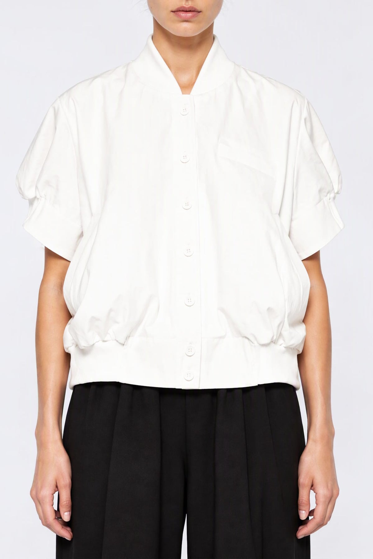 Melitta Baumeister Bomber Shirt in White
