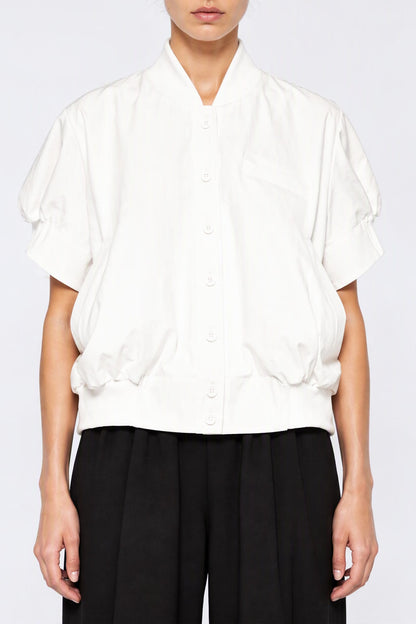 Melitta Baumeister Bomber Shirt in White