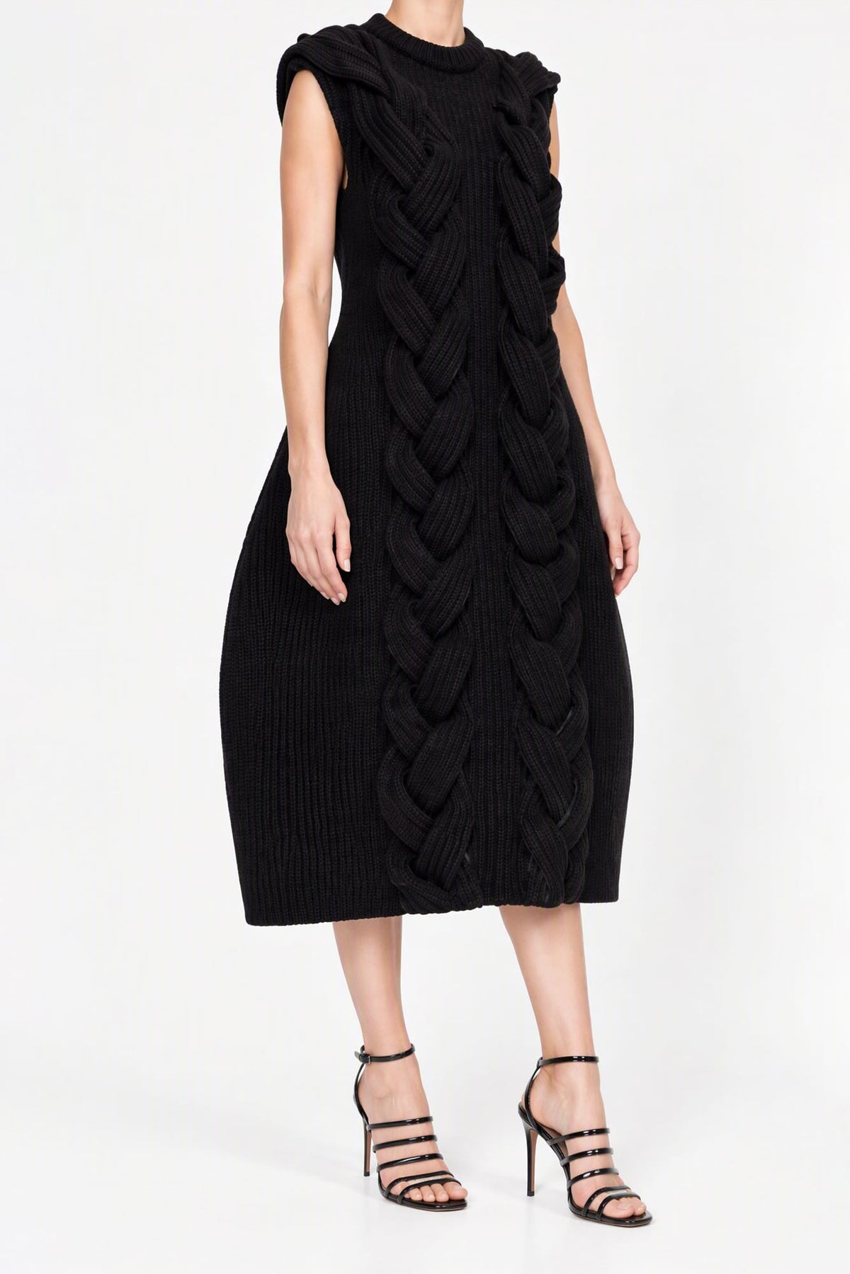 Melitta Baumeister Braided Foamy Knit Dress side
