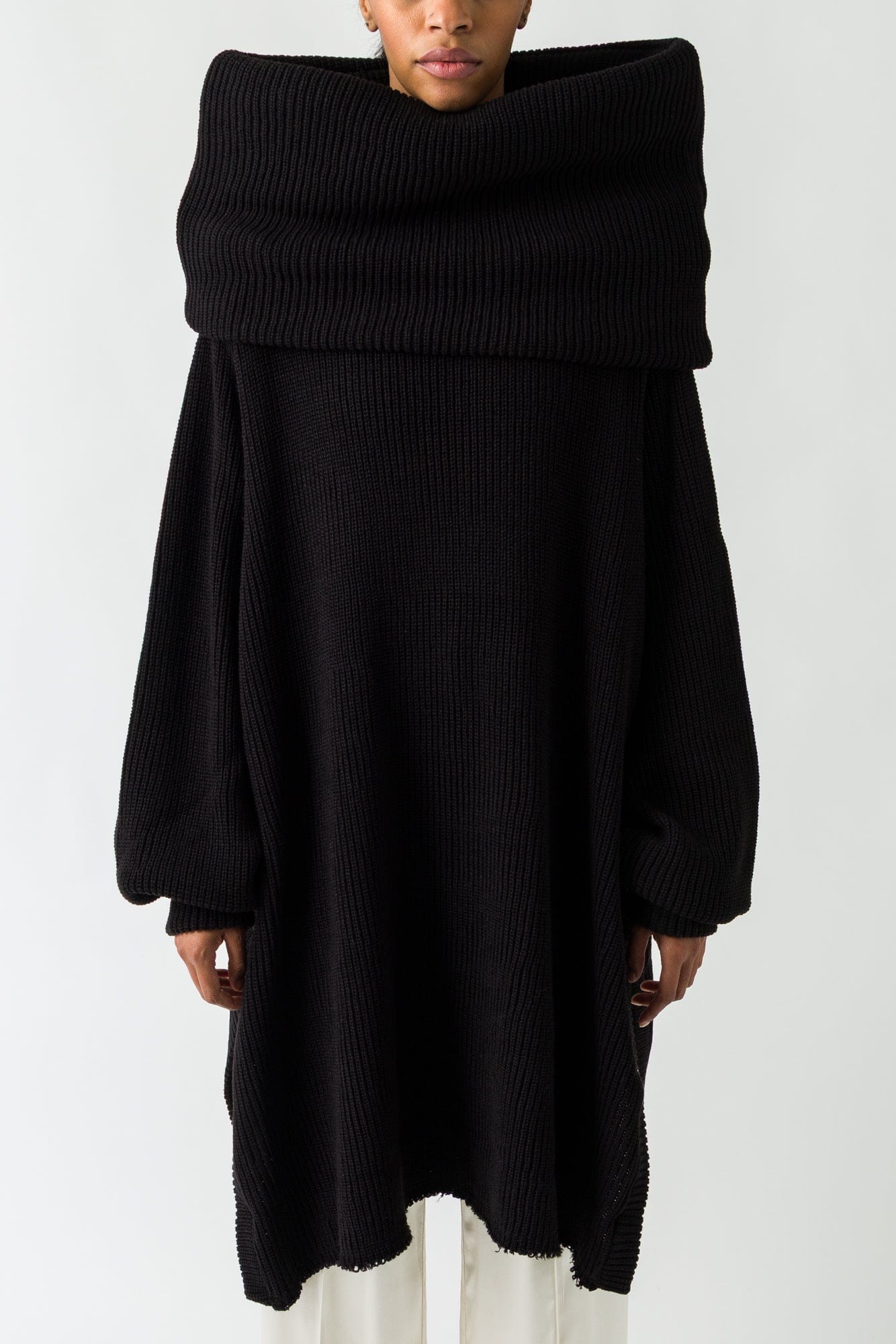 Melitta Baumeister High Collar Knit Sweater