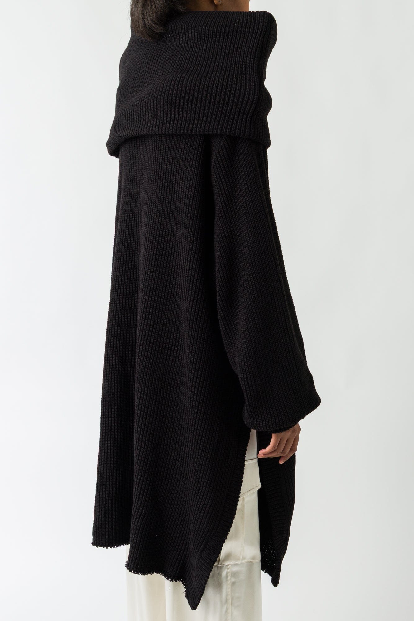 Melitta Baumeister High Collar Knit Sweater back