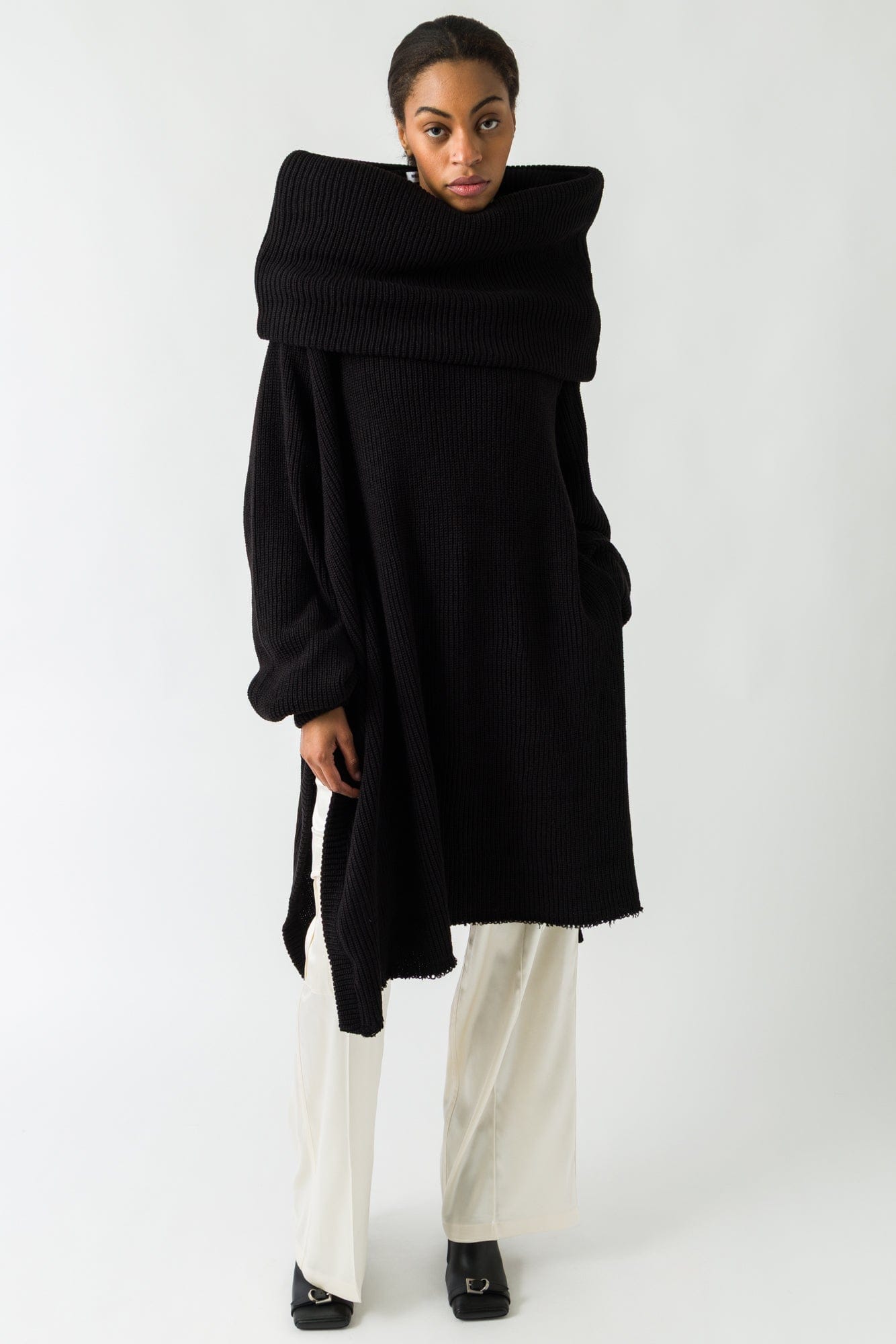 Melitta Baumeister High Collar Knit Sweater