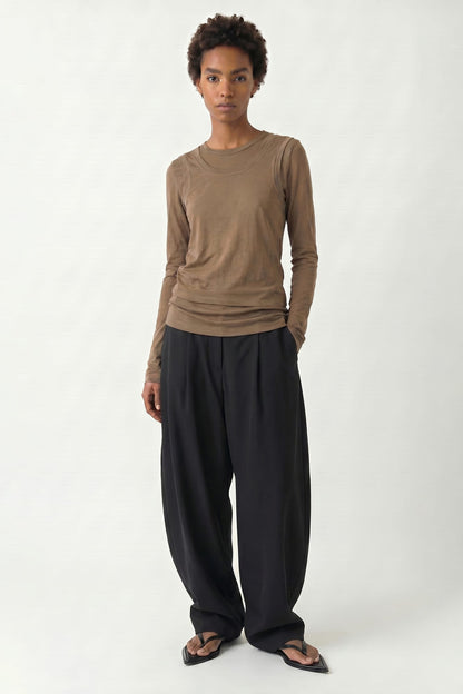 Melitta Baumeister Long Sleeve Double Top SS26 full look