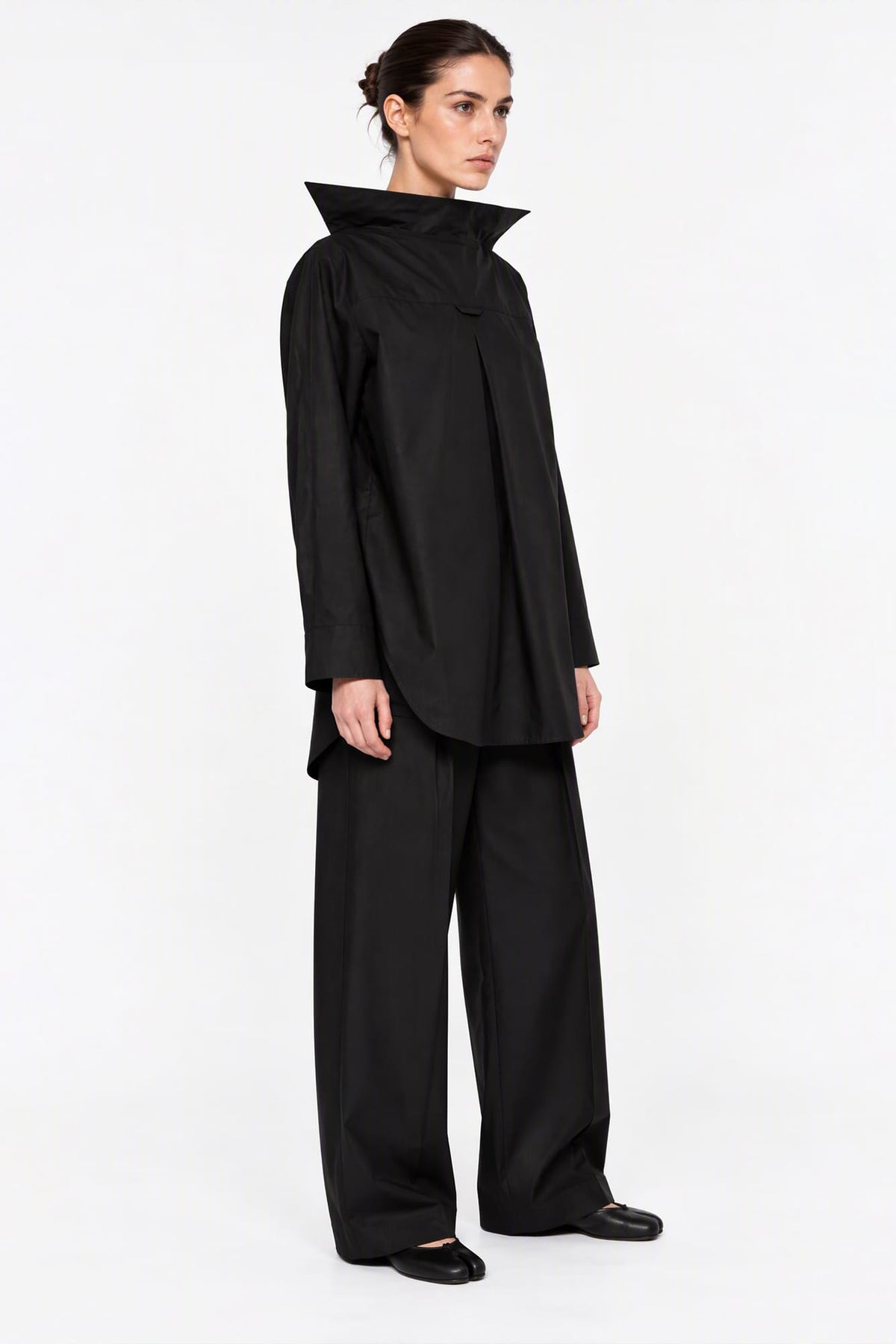Melitta Baumeister Pointy Collar Shirt full look