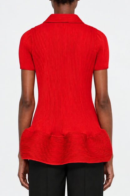 Melitta Baumeister Ripple Polo Top back