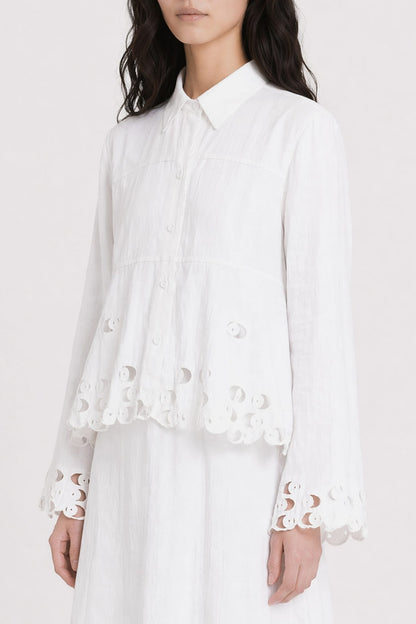 Melitta Baumeister Watching Shirt Jacket SS26 side
