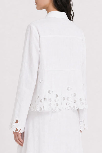 Melitta Baumeister Watching Shirt Jacket SS26 back