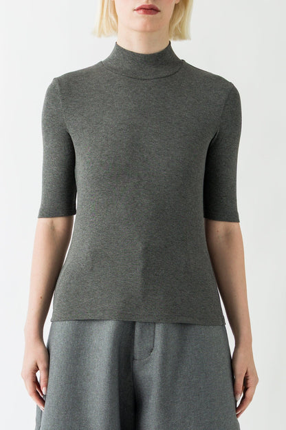 Melitta Baumeister Baby Mock Neck in Fluid Melange