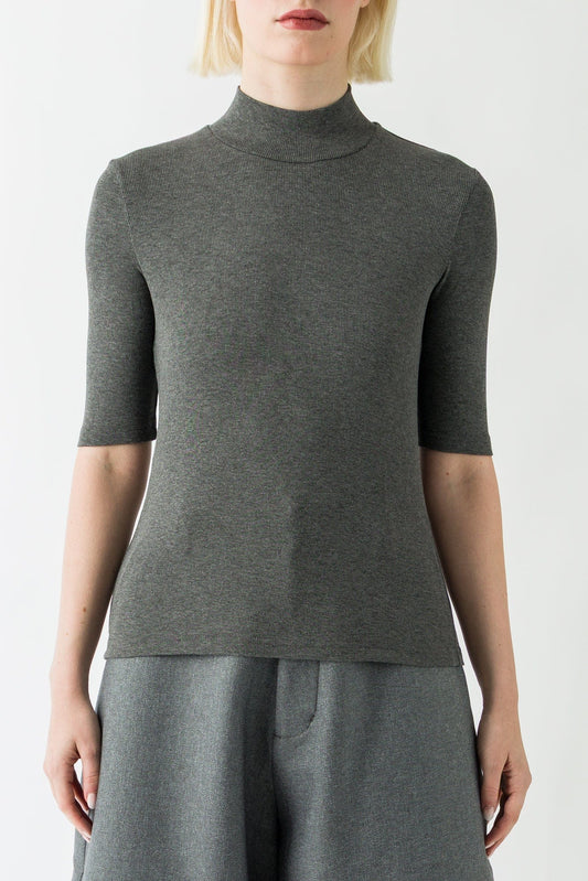 Melitta Baumeister Baby Mock Neck in Fluid Melange