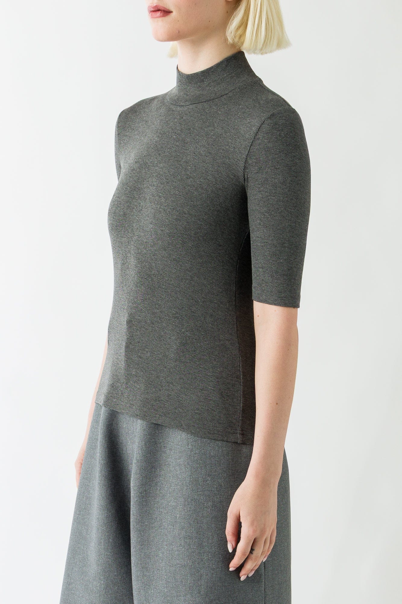 Melitta Baumeister Baby Mock Neck in Fluid Melange