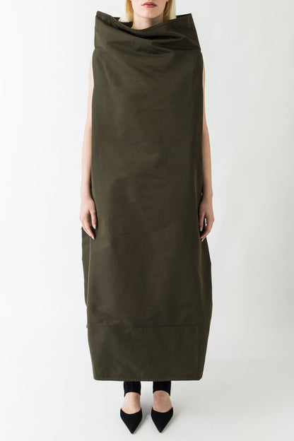 Melitta Baumeister High Collar Volume Dress