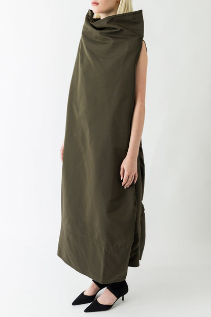 Melitta Baumeister High Collar Volume Dress side