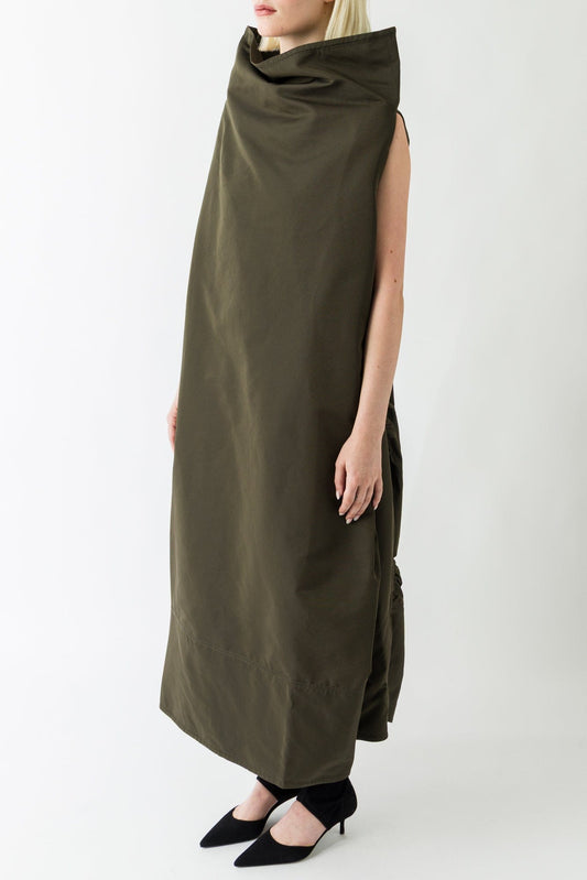 Melitta Baumeister High Collar Volume Dress side