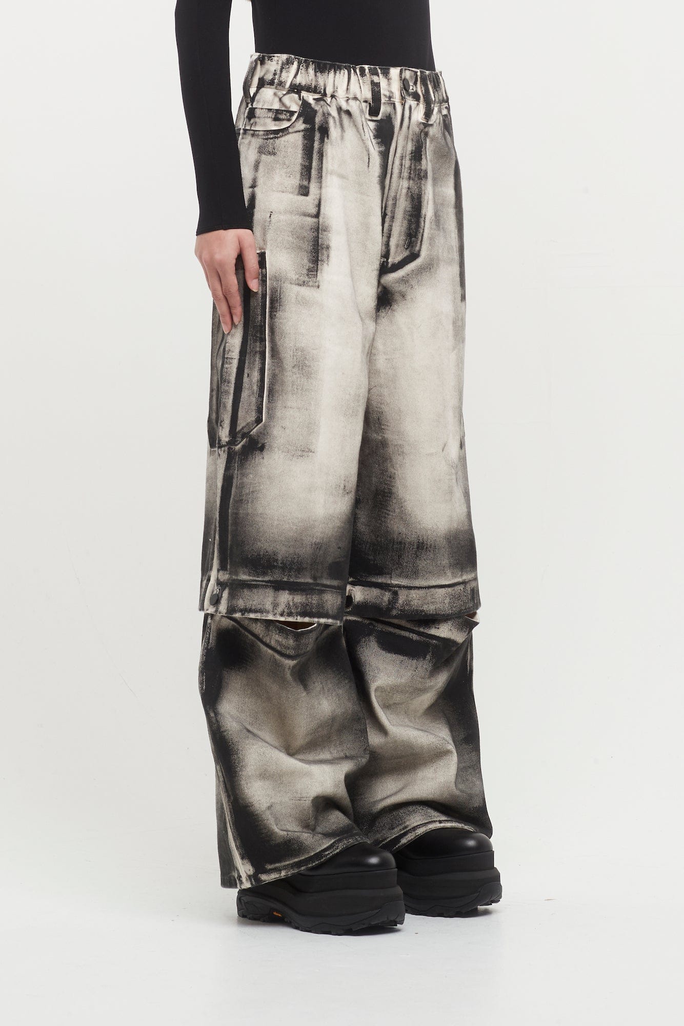 Melitta Baumeister Painted Denim Pants side