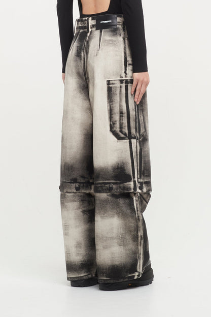 Melitta Baumeister Painted Denim Pants back