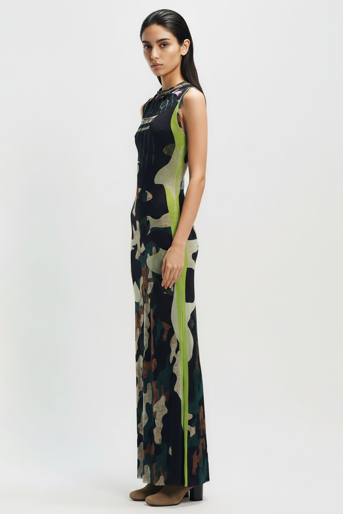 Ottolinger Mesh Maxi Gown