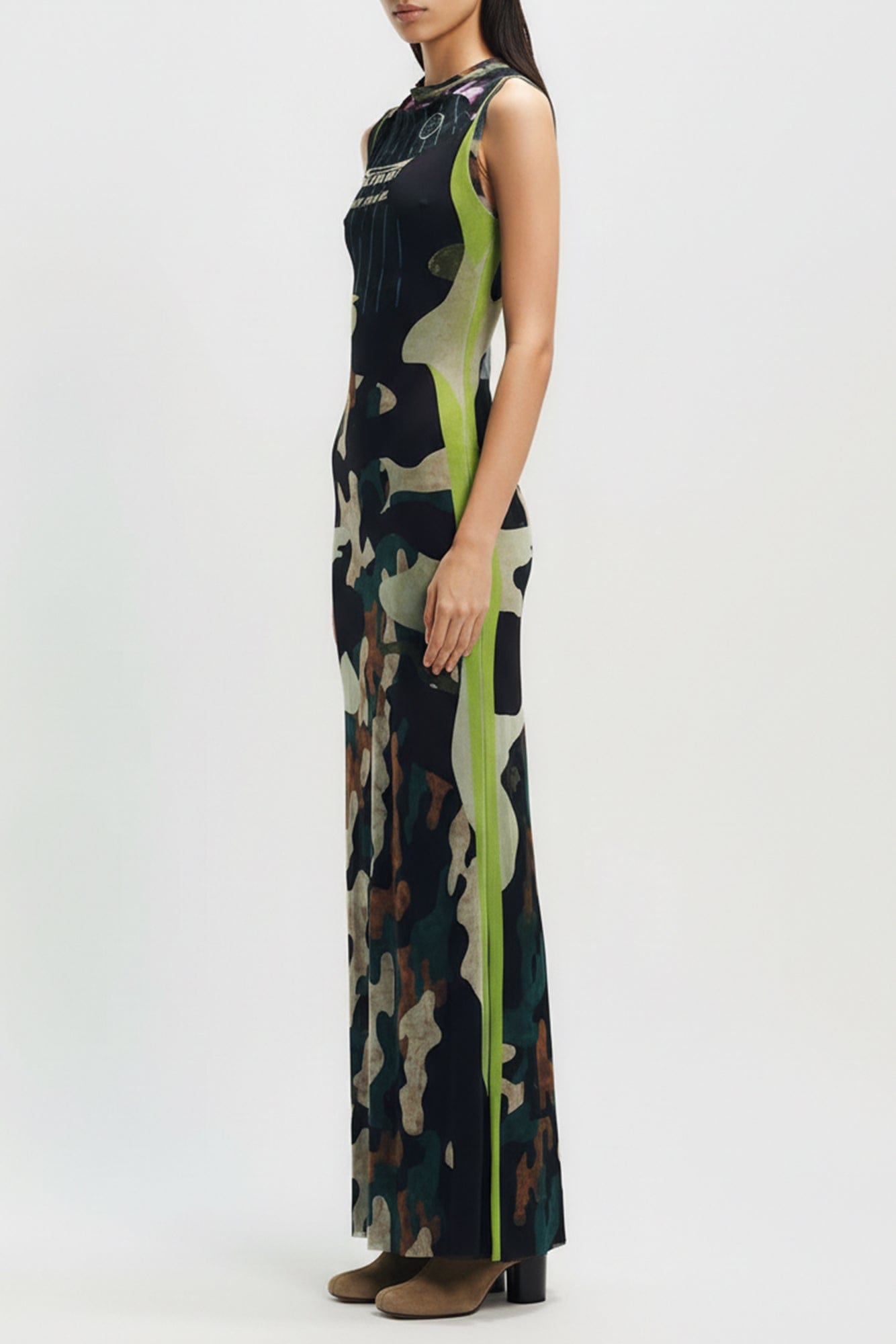 Ottolinger Mesh Maxi Gown