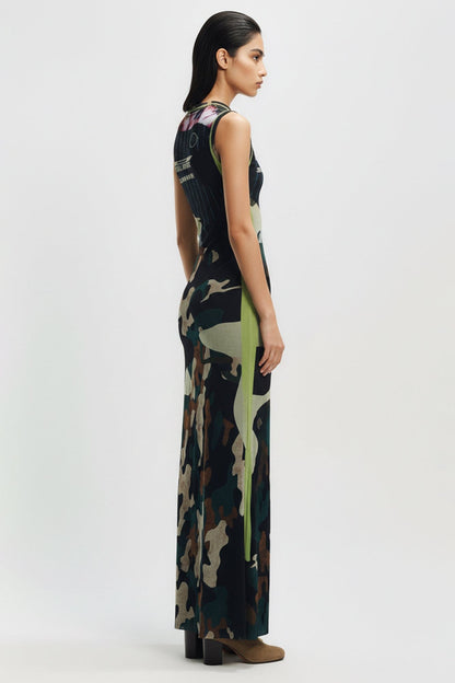 Ottolinger Mesh Maxi Gown back