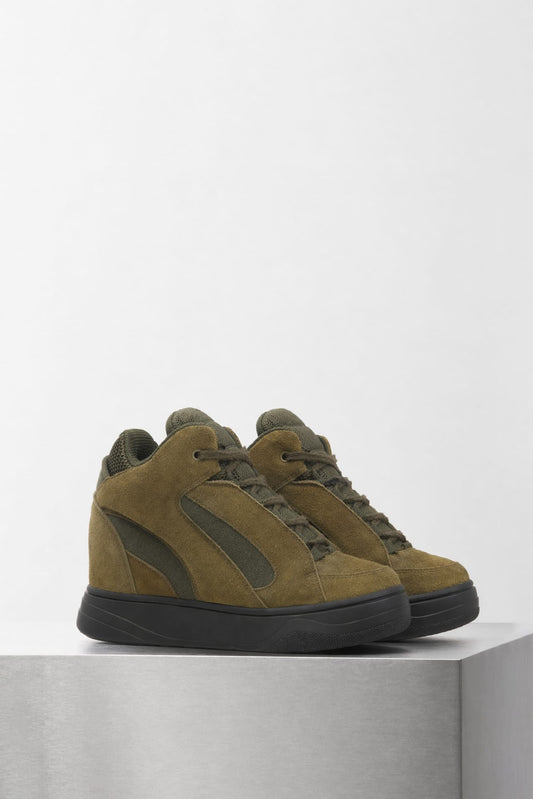 Ottolinger Sneaker Heel in Khaki side