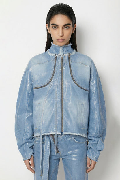 Ottolinger Glazed Denim Zip Jacket