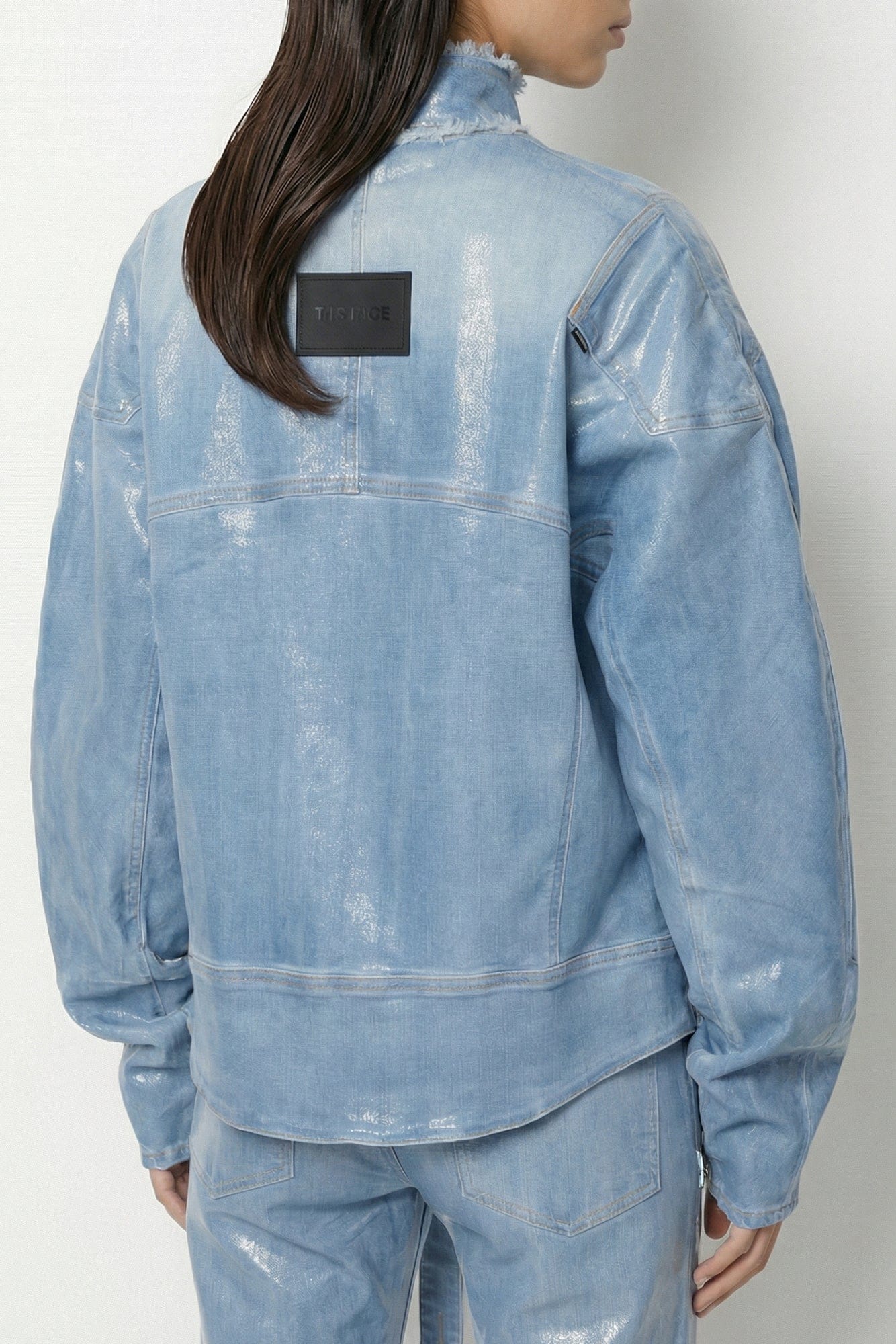 Ottolinger Glazed Denim Zip Jacket