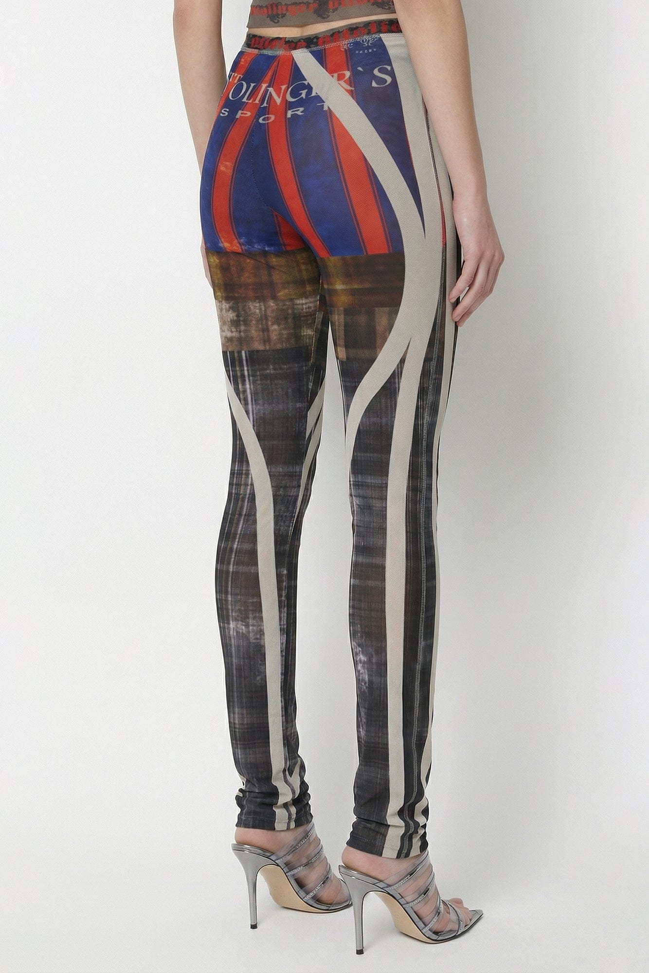 Ottolinger Mesh Pants in Racing Plaid