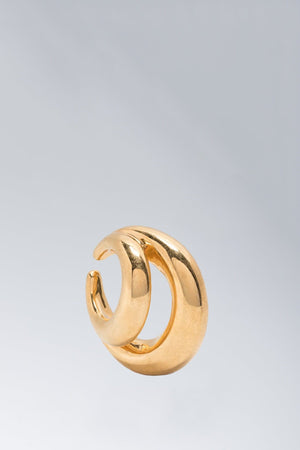 Panconesi Blow Up Ear Cuff in Copper Gold