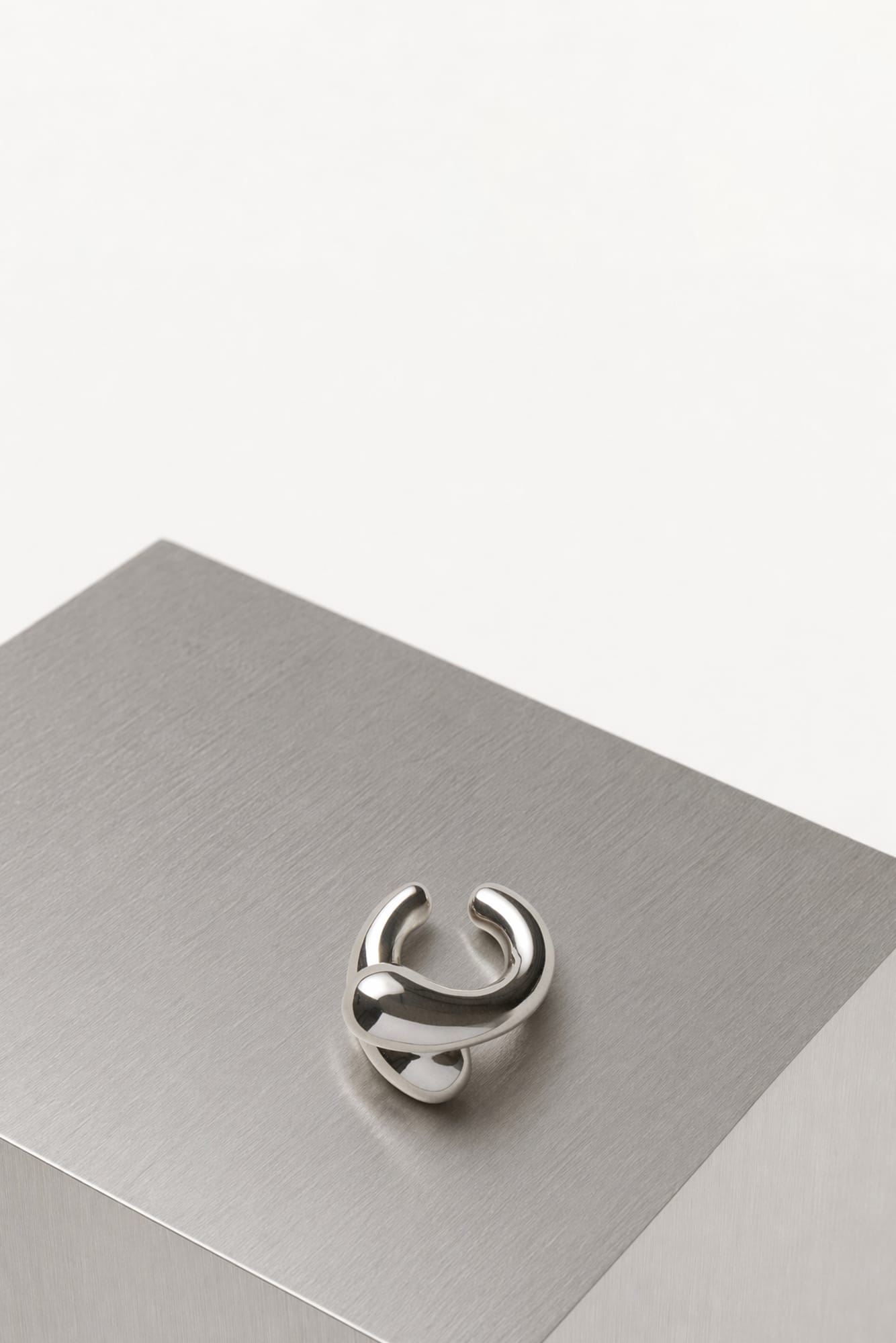 Panconesi Blow Up Helix Ear Cuff in Silver