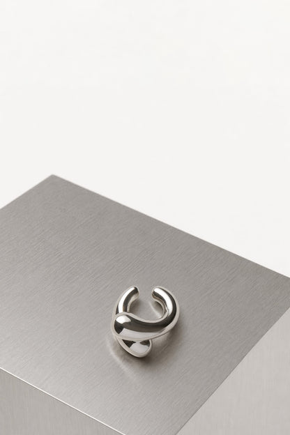Panconesi Blow Up Helix Ear Cuff in Silver