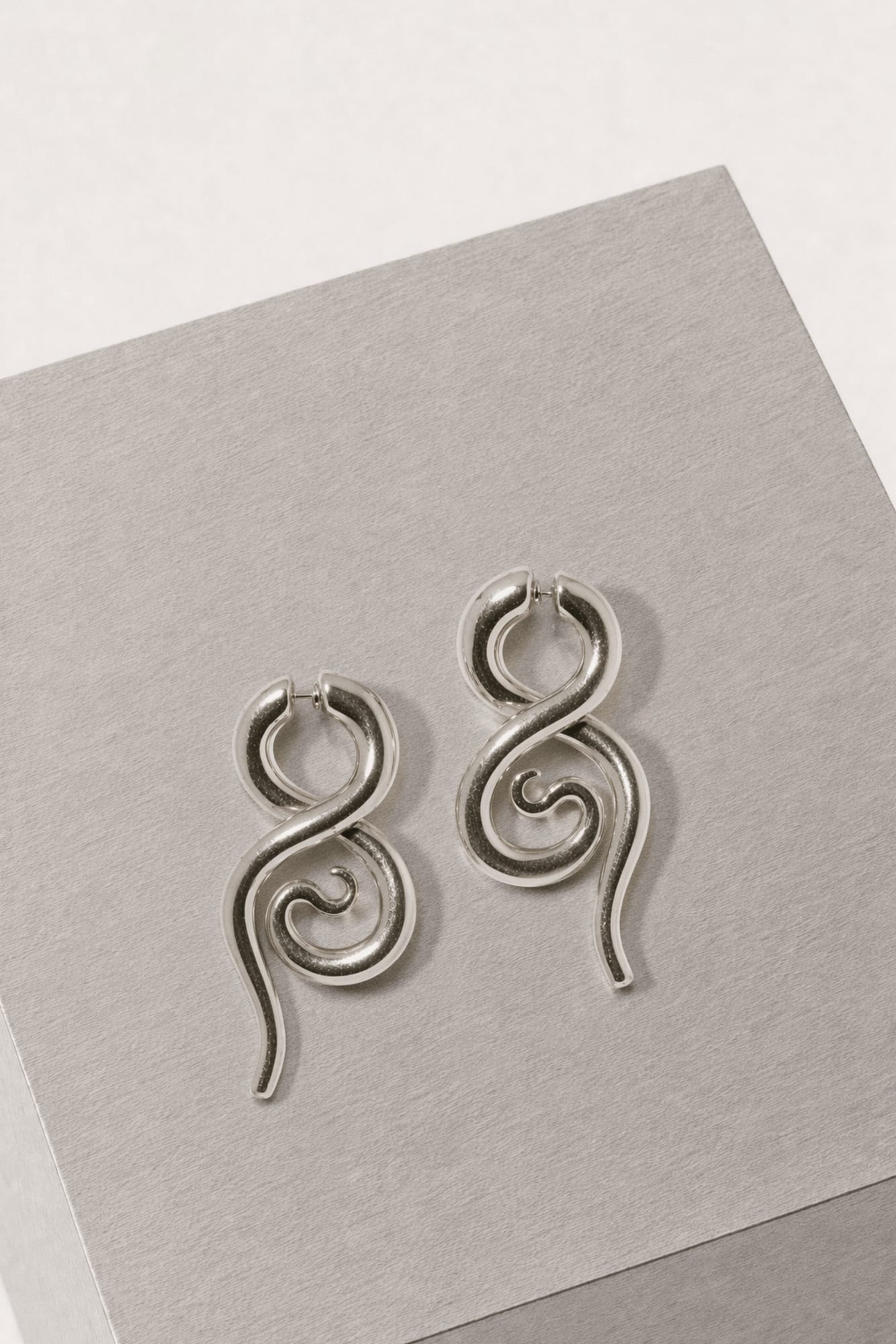 Panconesi Boa Earrings Medium in Silver