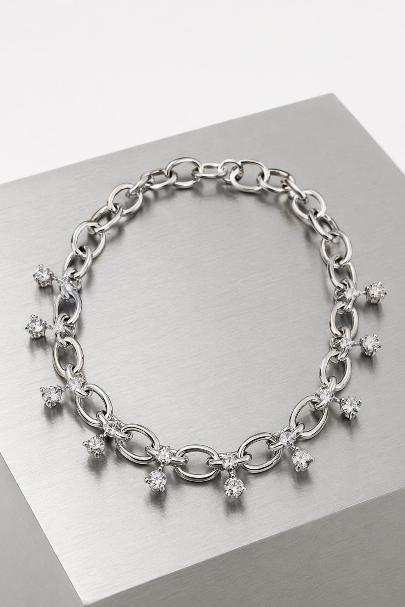 Panconesi Diamanti Chain Necklace in Silver