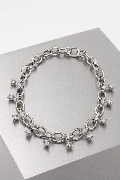 Panconesi Diamanti Chain Necklace in Silver