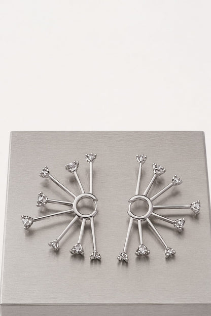 Panconesi Kismet Hoops in Silver