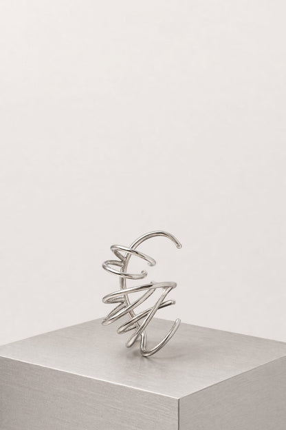 Panconesi Orbit Ear Cuff in Silver