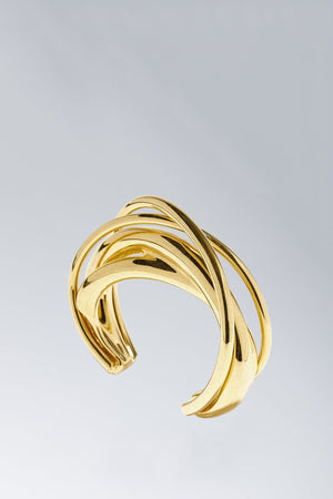 Panconesi Triptych Bracelet in Copper Gold