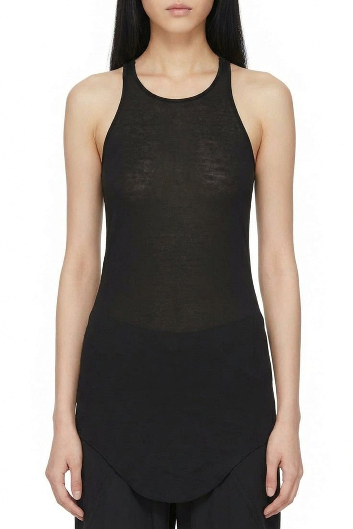 Rick Photo Basic Rick Owens Basic Rib Tank in Black SS26 – Antidote Fashion and Lifestyle