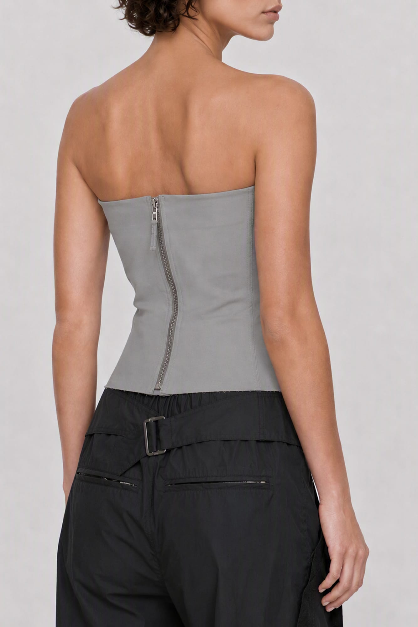 Rick Owens Bustier Top in Dust back